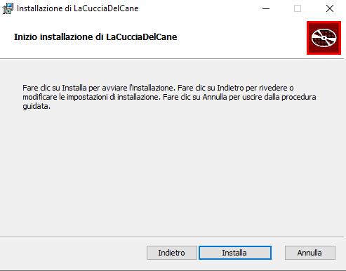 Inizio installazione